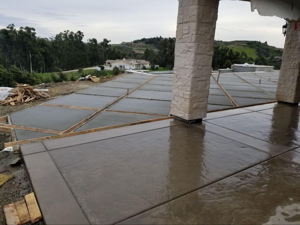ADA concrete walkway in Hesperia
