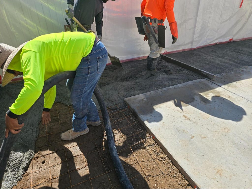 ADA concrete walkway in Hesperia